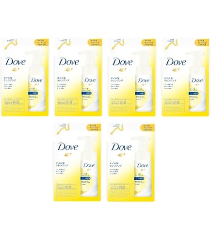 Dove 泡タイプクレンジングオイル 130ml 24個セット ダヴオイル泡クレンジング135ml、うるおい美容液配合