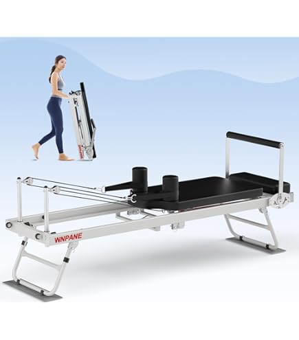 Amazon.co.jp: 折りたたみ式ピラティスリフォーマーマシン機器 家庭用