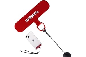 【モノマガジン掲載・NHKおはよう日本出演】 ストラッパー Strapper (ディープレッド) スマホ ストラップ 落下防止 携帯ストラップ リストストラップ
