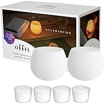 Amazon.co.jp: offti オフティ プカ アロマキャンドル バスキャンドル