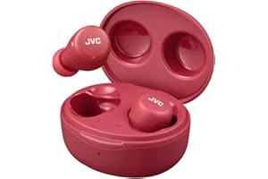 JVCケンウッド JVC HA-A5T-R ワイヤレスイヤホン Bluetooth 小型 軽量 最大15時間再生 Bluetooth Ver5.1対応 レッド