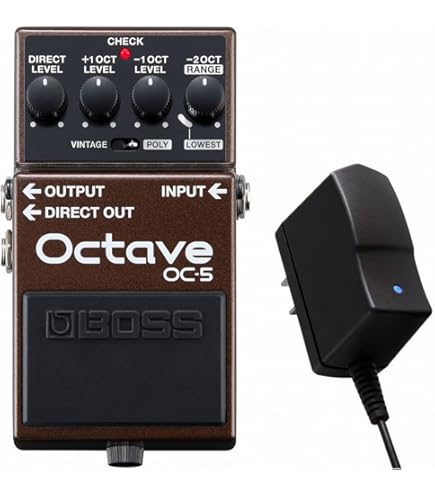 BOSS OC-5 Octave オクターバー ポリ対応 元箱付き Roland Amazon | 【Roland ケーブル+クロスセット】BOSS オクターバー OC-5