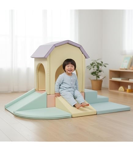 Amazon.co.jp: GiliMax おもちゃ ソフトブロック アスレチック