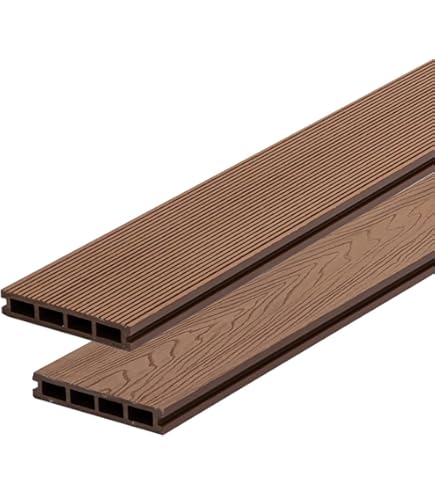 人工木　ウッドデッキ　床板 床板 デッキ用 18枚セット 床材 樹脂製 表面板材 200×14.5cm 人工木