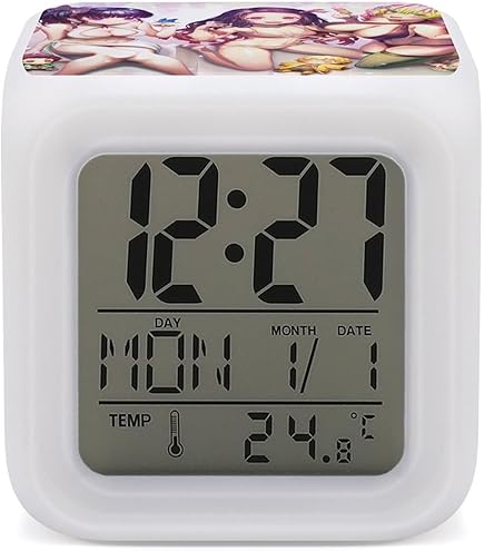 Amazon.co.jp: 鬼滅の刃置き時計 目覚まし時計 光る時計 鬼滅の刃 LED