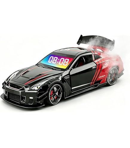Amazon.co.jp: Generic ドリフトカー 目覚まし時計 スポーツカーモデル