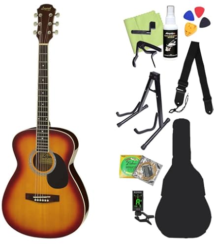 Amazon | 【アコギ定番8点セット】Legend FG-15 レジェンド by Aria 