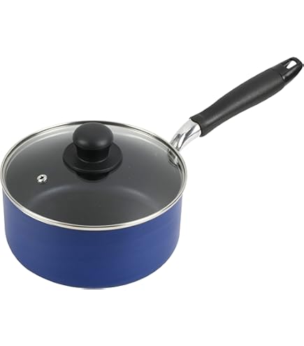 Copco（コプコ）片手鍋、ブルー【ふた付き】 Copco（コプコ）片手鍋、ブルー【ふた付き】 デンマーク鍋琺瑯ビンテージ