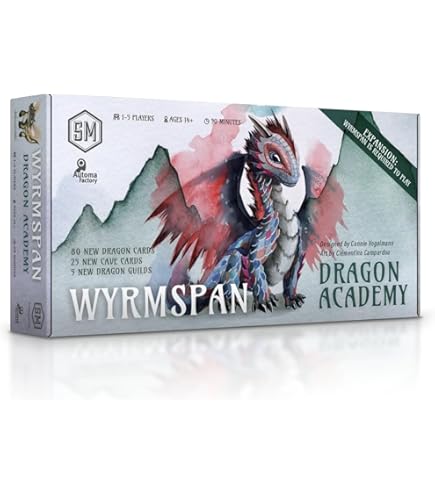 Amazon | Stonemaier Games:Wyrmspan - Connie Vogelmannによる翼幅