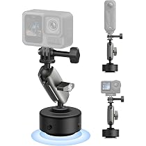 Amazon | TELESIN 電動 吸盤マウント アクションカメラ マウント車載