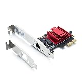 ipolex 2.5Gbps LAN カード 100/1000/2500Mbps PCIe ギガビット ネットワークカード Realtek RTL8125コントローラ PCIe 2.1 x1 シングルRJ-45ポート Windows Server/Ubuntu/Centos/Debianをサポート