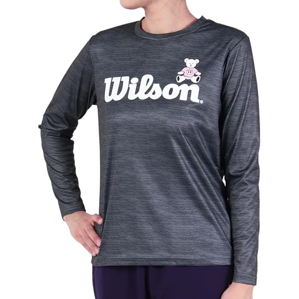 Amazon.co.jp: Wilson T-Shirt, heathered grey, 36 : Clothing