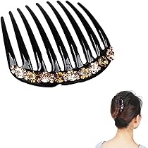 Amazon | YANHUILAY 夜会巻きコーム【2個セット】ヘアコーム 髪