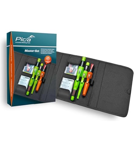 Amazon.co.jp: ピカマーカー “MASTER－SET”建築用 55010