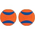 Chuckit! 17001 2.5-Inch Ultra Ball 2 Pack, Medium, Orange/Blue