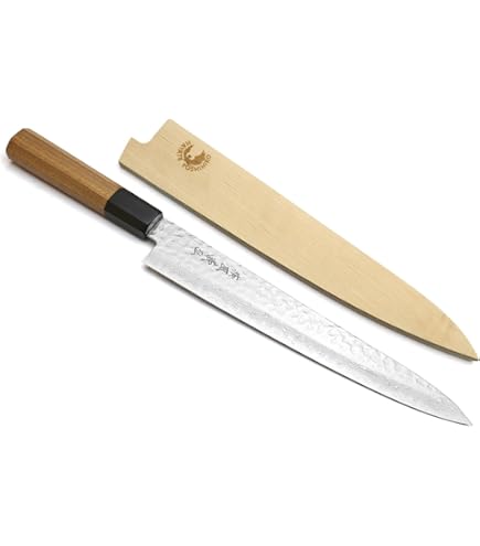 Amazon | Yoshihiro VG10 46層 槌目加工 ダマスカス 牛刀 和シェフ