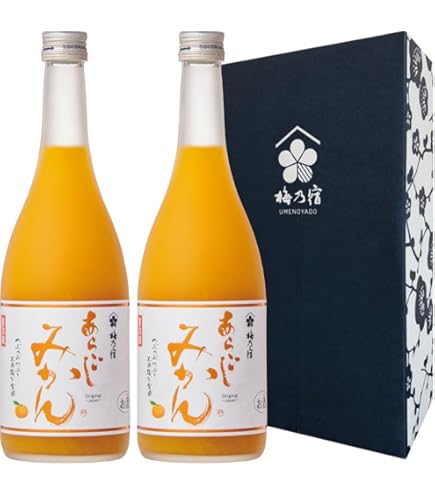 Amazon.co.jp: 梅乃宿 のみくらべ6本セット あらごしゆず・みかん・も