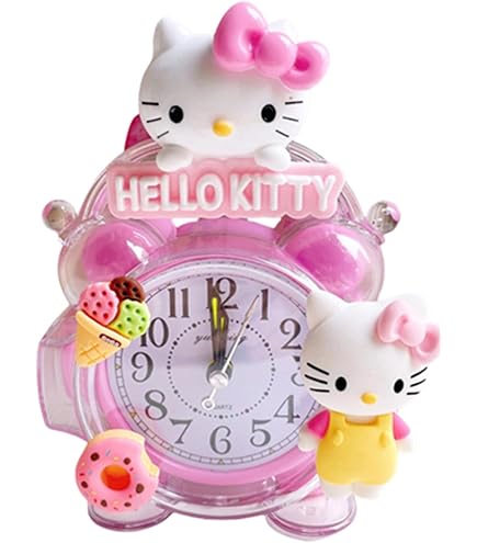 Amazon.co.jp: SEIKO CLOCK(セイコークロック) ハローキティ立体