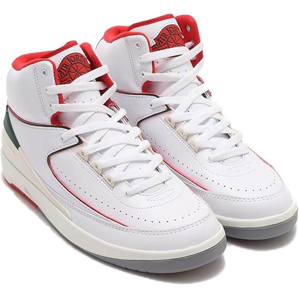 【新品未使用✨】NIKE Air Jordan 2 ホワイト/レッド/ブラック JORDAN BRAND AIR JORDAN 2 RETRO (GS) WHITE/VARSITY RED-BLACK