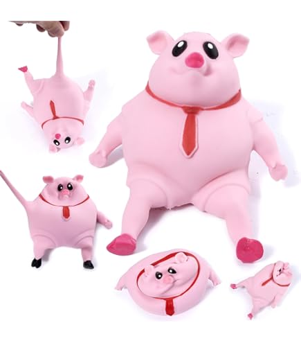 Amazon | mecaponn スクイーズ おもちゃ 動物 ブタ 豚 ストレス解消