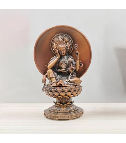 Amazon｜仏像 ミニ 如意輪観音 8cm『天台宗・真言宗・臨済宗』懐中仏