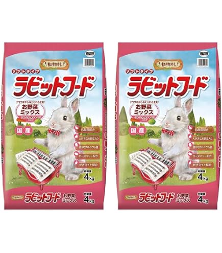 Amazon | どうぶつ村 ラビットフード ミックス 4.5kg | どうぶつ村