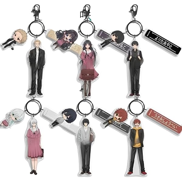 Amazon.co.jp: [HESHI] 薫る花は凛と咲く キーホルダー アクリル 和栗