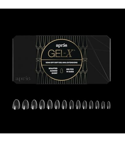 apres アプレ ジェルエックス チップセット　新品あり Amazon | APRÉS Gel-X® スティレット型ネイルチップセット｜280枚入り