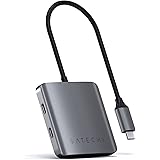 Satechi 4ポート USB-C ハブ 5Gbps高速データ転送 Type-Cポート増設 (映像出力や充電に非対応) (MacBook Pro, iPad Proなど対応)
