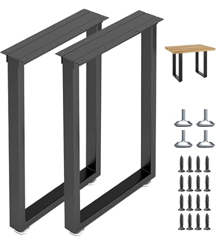 Amazon.co.jp: エイアイテック(AITECH) テーブル 脚 2本セット 奥行