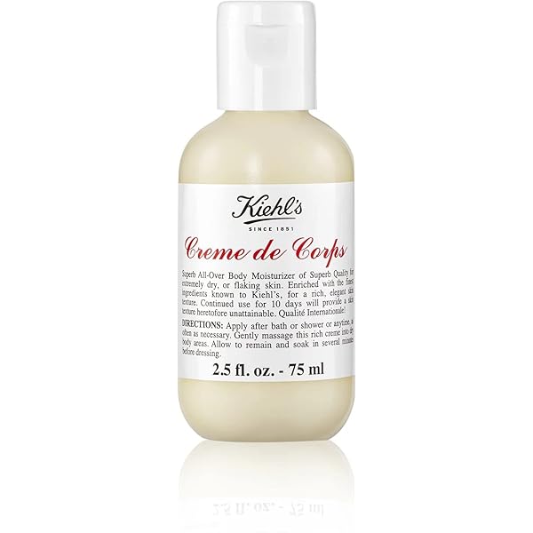 Kiehl's Creme De Corps Body Moisturizer with Pump 500ml/16.9