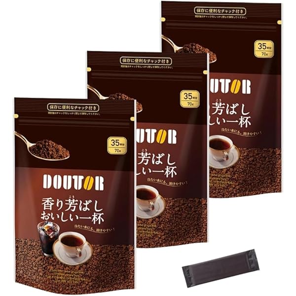 Amazon.co.jp: ドトールコーヒー 香り芳ばし おいしい一杯 180g瓶×12本