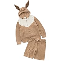 gelato piqueイーブイ パーカ＆ショートパンツセット Amazon | [ジェラート ピケ] 【キッズ】ベビモコ イーブイ パーカ