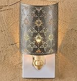 Tin Star Punched Night Light素朴なメタルビンテージスタイルテーマ – 公園Designs