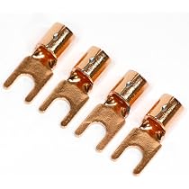 Amazon.co.jp: OFC 純銅 Yラグ端子 ポスト径6mm スピーカー端子 高純度