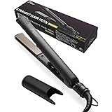 SALONMOON (サロンムーン) ヘアアイロン ストレート コテ 24mm チタンプレート ストレートアイロン メンズ にも プロ仕様 MAX230℃ マイナスイオン発生 海外 対応(004)