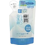 肌ラボ 極潤 ふんわりヒアルロン泡洗顔 スーパーヒアルロン酸&吸着型ヒアルロン酸をW配合 詰替用 140mL