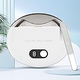 AksBlay 電動爪切り 電動爪やすり 電動つめきり 電動爪削り器 電動ネイルケア Type-C充電式 自動爪切り 三段階スピード ワンタッチ簡単操作 爪切り 爪磨き 爪ケア 爪やすり付き 安心/安全/45dB低騒音 子供/大人/高齢者に向け プレ