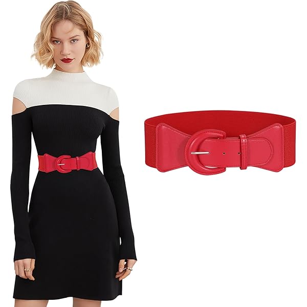 Amazon | ゴムベルト 太ゴムベルト 伸縮ベルト ハイウエスト サッシュ