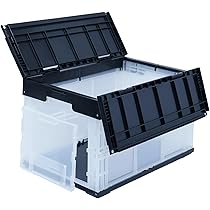 Amazon.co.jp: 松本産業 折りたたみコンテナ 50L (ブラック)(CWCF50BL