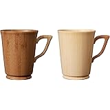 RIVERET マグカップ S/S 200ml ペア セット 食洗機対応 ホワイト/ブラウン RV-201SWSB