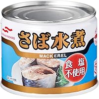 さば水煮 国産 鯖(サバ)水煮缶 食塩無添加 国産さば水煮 銀缶 | kikuya0029