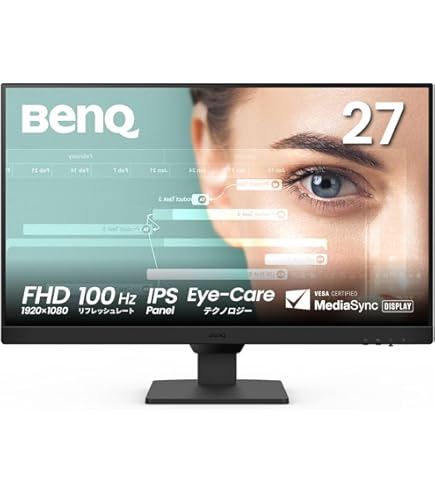 Amazon.co.jp: BenQ モニター ディスプレイ EW2775ZH 27インチ