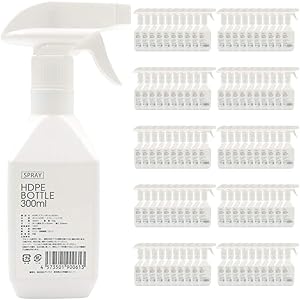 100本(2本/5本/10本/20本/50本)300ml/500ml アルコール対応 詰め替え 遮光 霧吹き(極細ミスト…