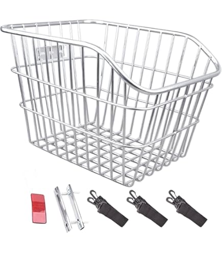 Amazon | seathestars リアバスケット 自転車 かご 後ろ