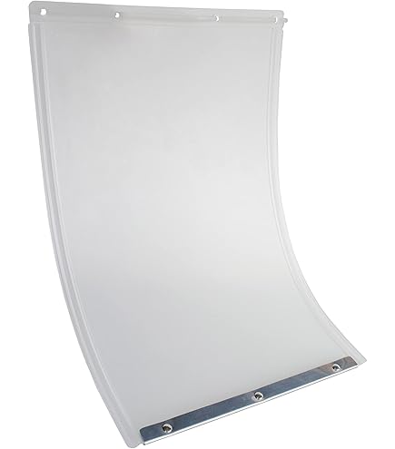 thumbnail image 2 of Vinyl Dog Door Flap 15x18 - Replacement Curtain For Wooden Dog Houses 2 of 11