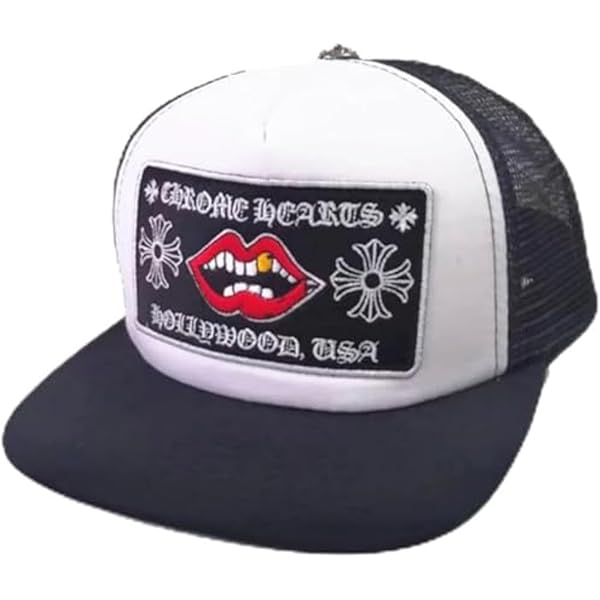 黒のトラッカーキャップ 白ロゴ CHROME HEARTS クロムハーツ（原本無） 国内正規品 CH TRACKER