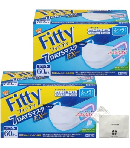 Amazon.co.jp: フィッティ 7DAYSマスク EXプラス 30枚入 ふつうサイズ
