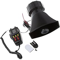 ホーンスピーカー 600mm マイクアンプ付き Amazon.co.jp: GTP 100W 7トーン 車 トラック サイレン 緊急