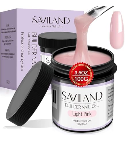 Amazon | Saviland ビルダー ネイルジェルセット: 12 色のボトル入り